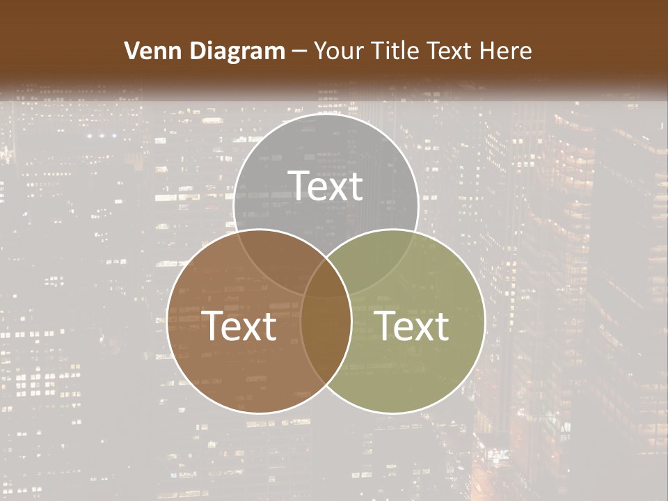 Business Highrise View PowerPoint Template