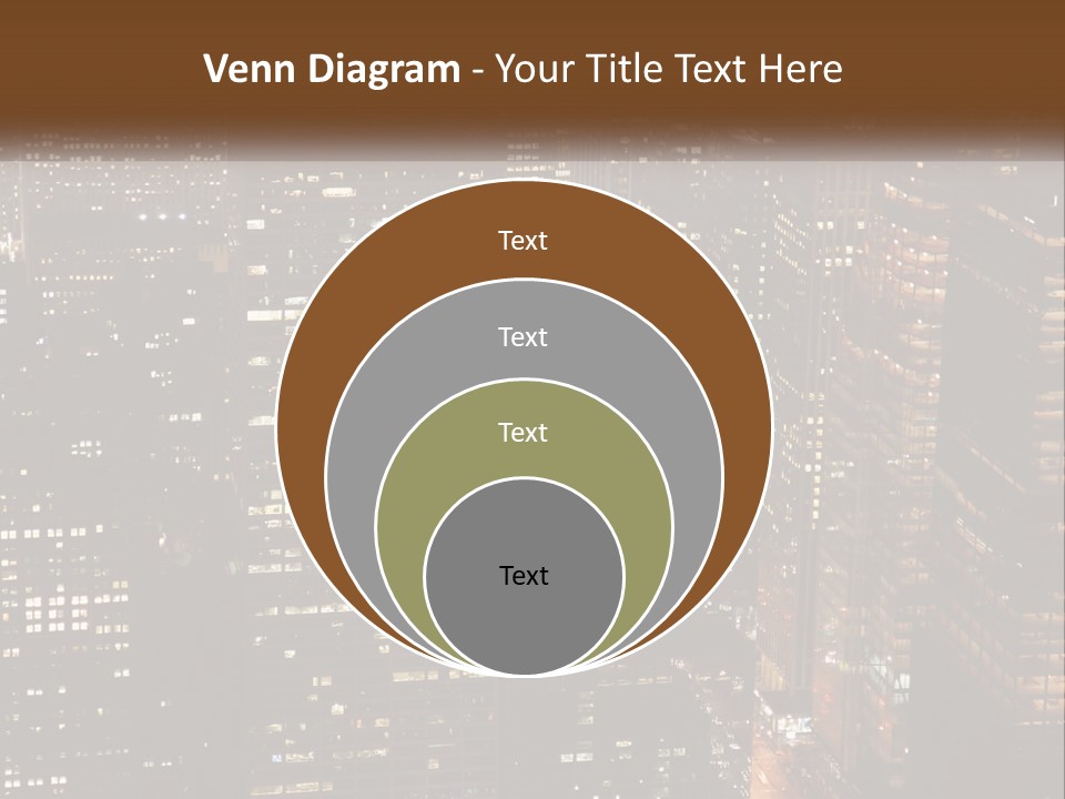 Business Highrise View PowerPoint Template