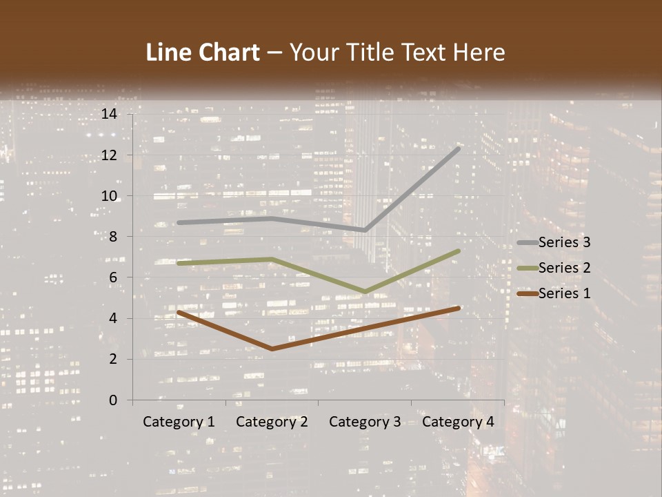 Business Highrise View PowerPoint Template