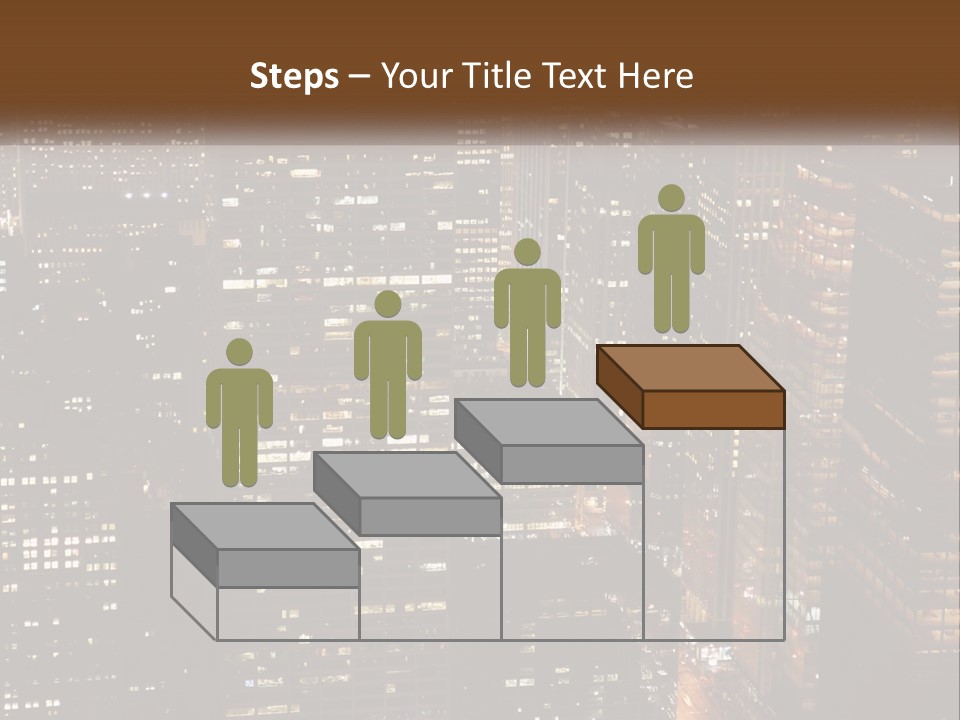 Business Highrise View PowerPoint Template