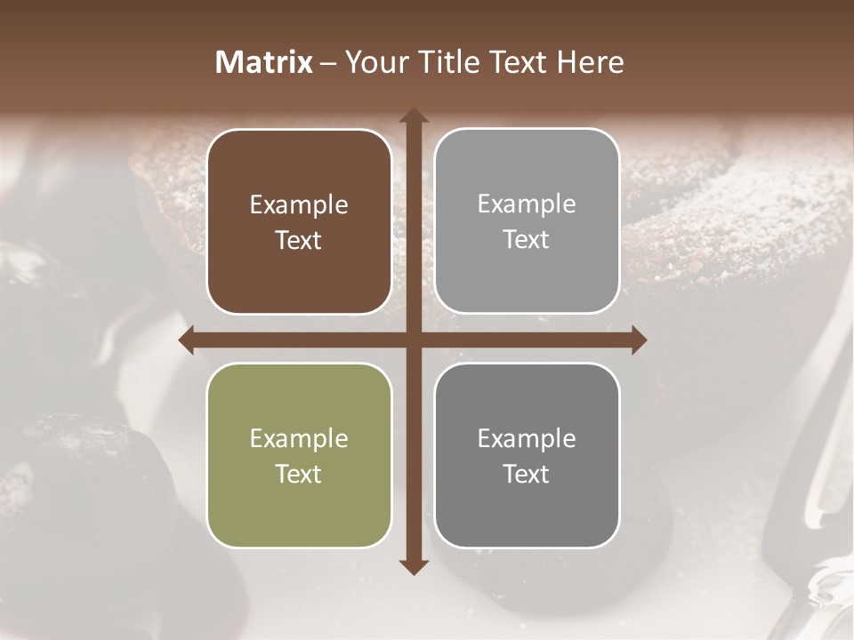 Black Sweet French PowerPoint Template