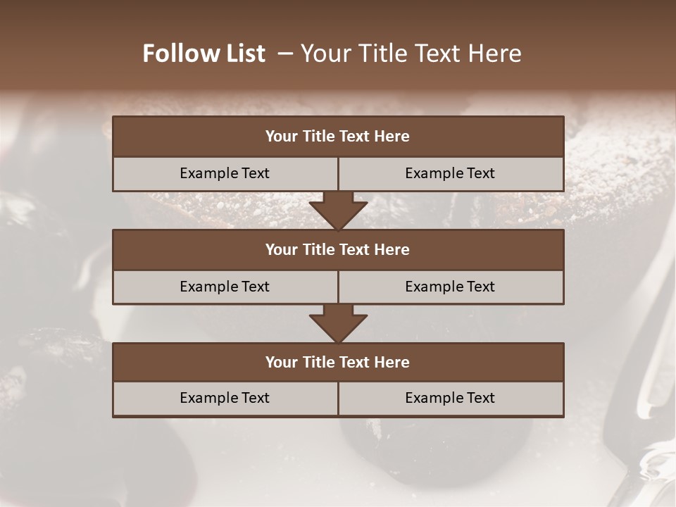 Black Sweet French PowerPoint Template