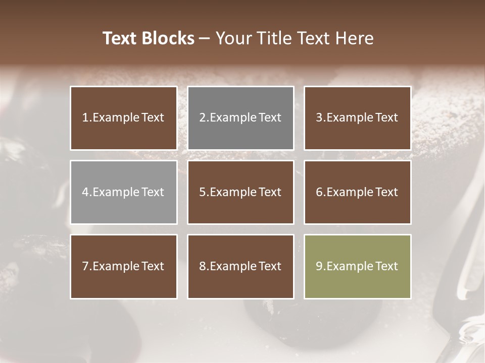 Black Sweet French PowerPoint Template