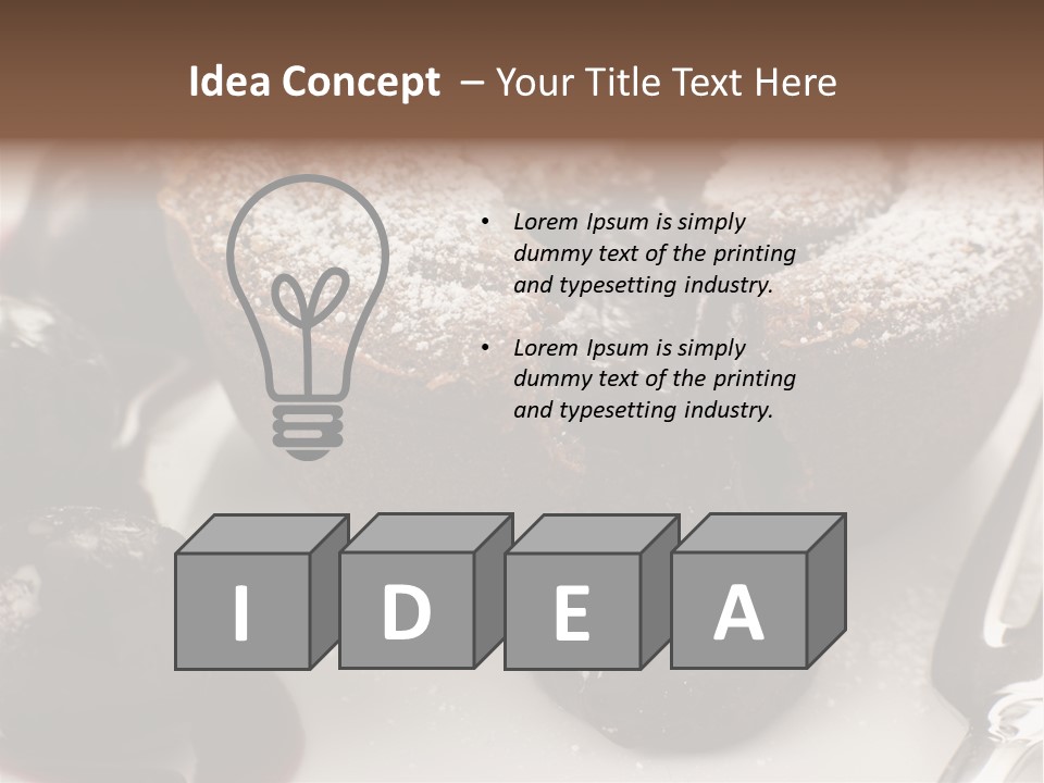 Black Sweet French PowerPoint Template