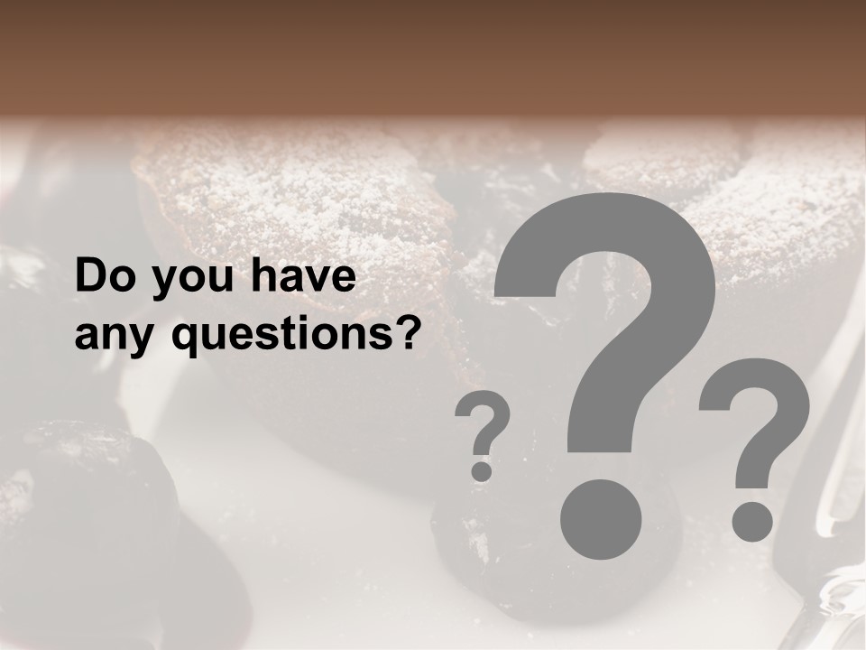 Black Sweet French PowerPoint Template