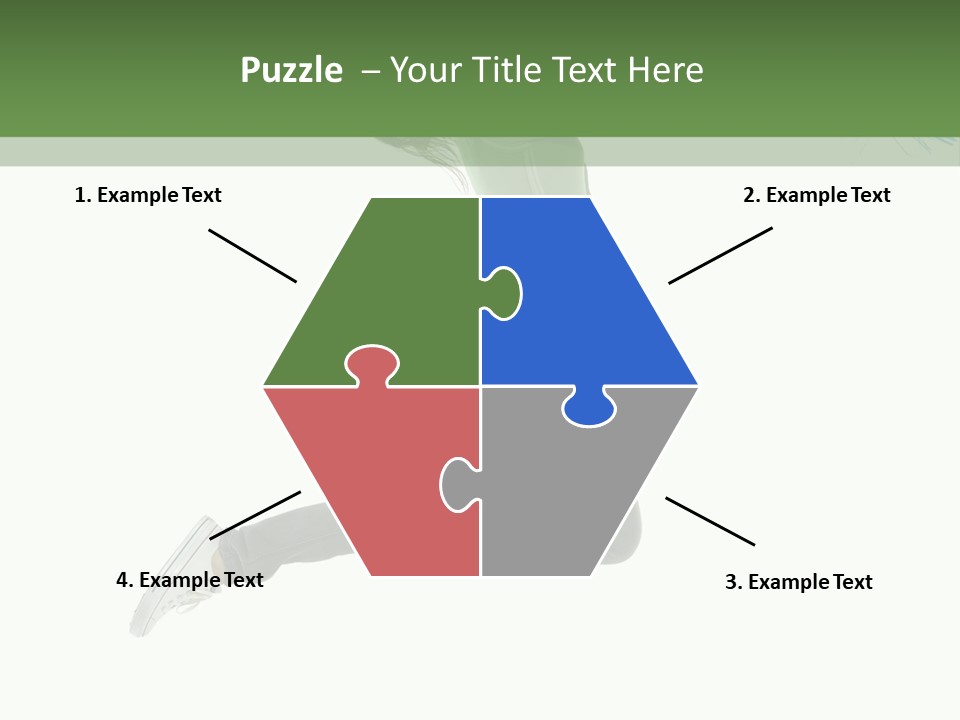 Young Woman Student PowerPoint Template