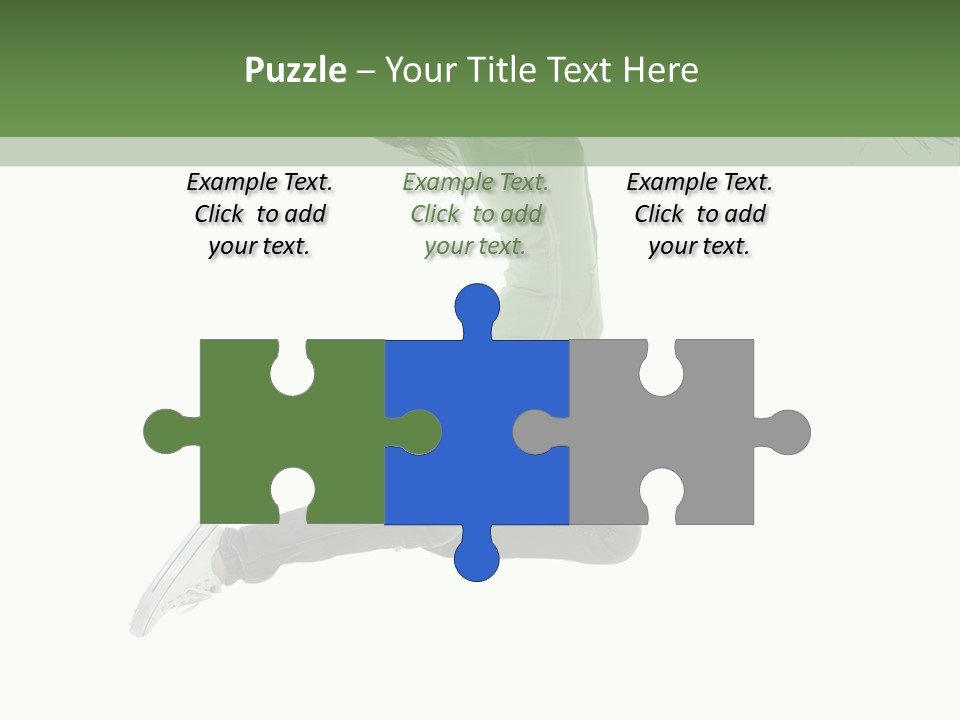 Young Woman Student PowerPoint Template