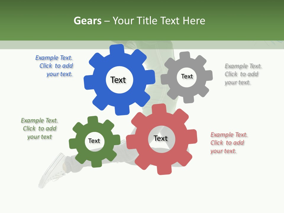 Young Woman Student PowerPoint Template