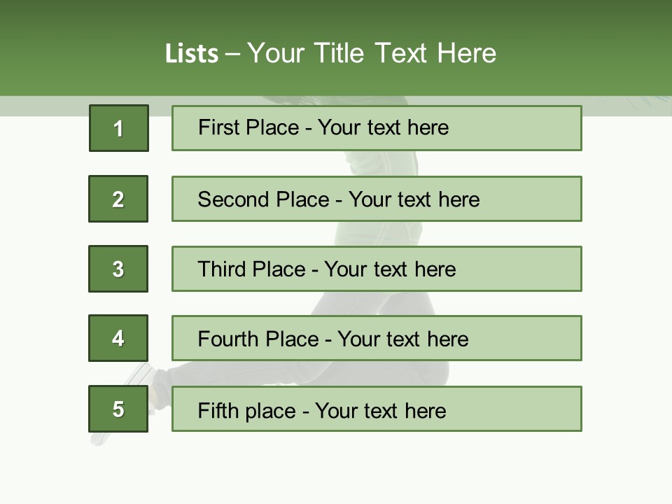 Young Woman Student PowerPoint Template