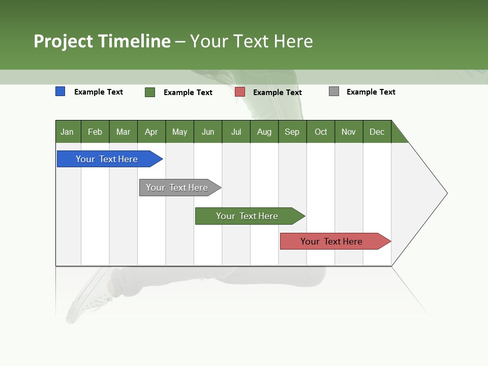 Young Woman Student PowerPoint Template