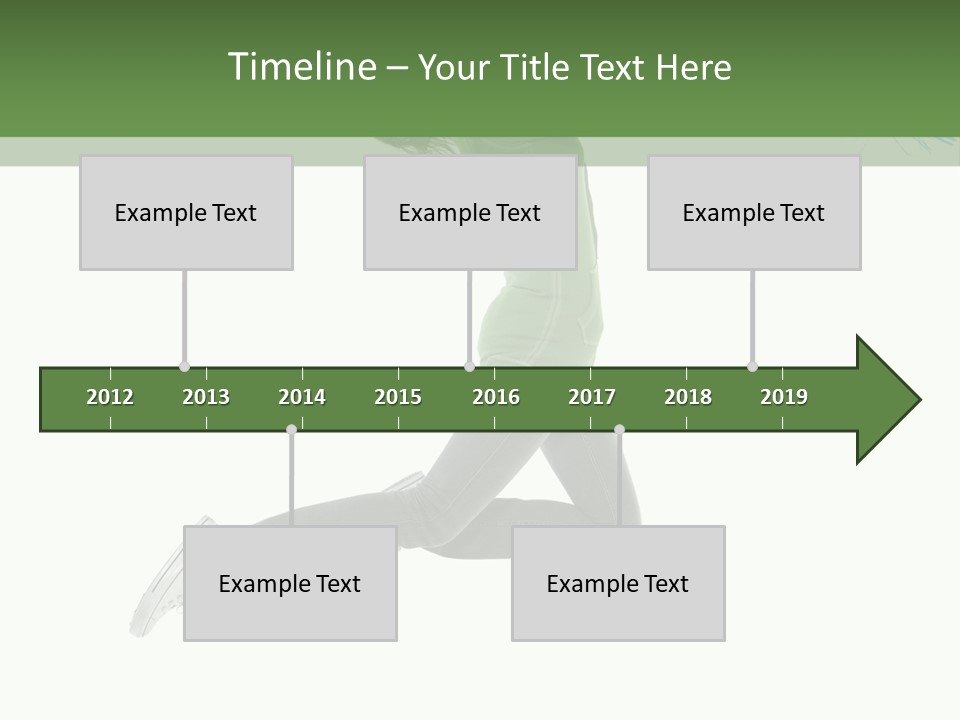 Young Woman Student PowerPoint Template
