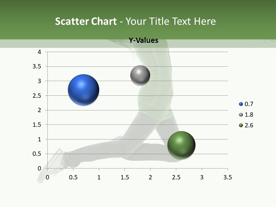 Young Woman Student PowerPoint Template