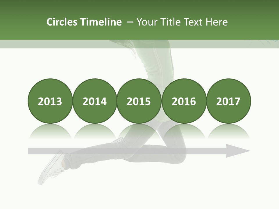 Young Woman Student PowerPoint Template