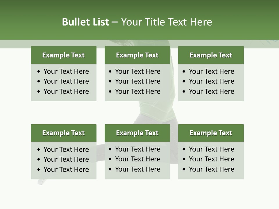 Young Woman Student PowerPoint Template