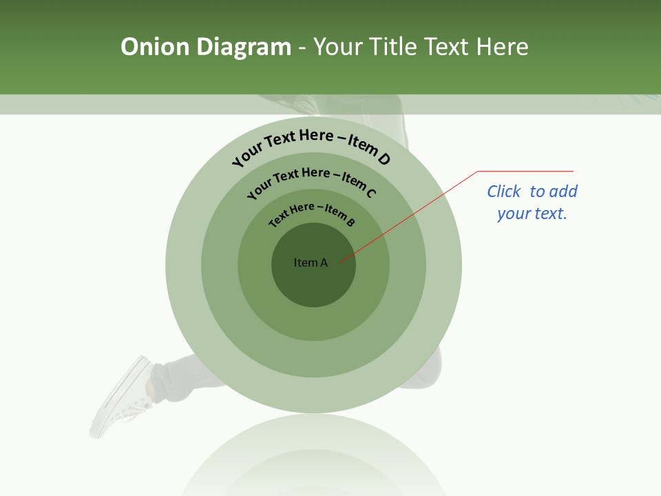 Young Woman Student PowerPoint Template