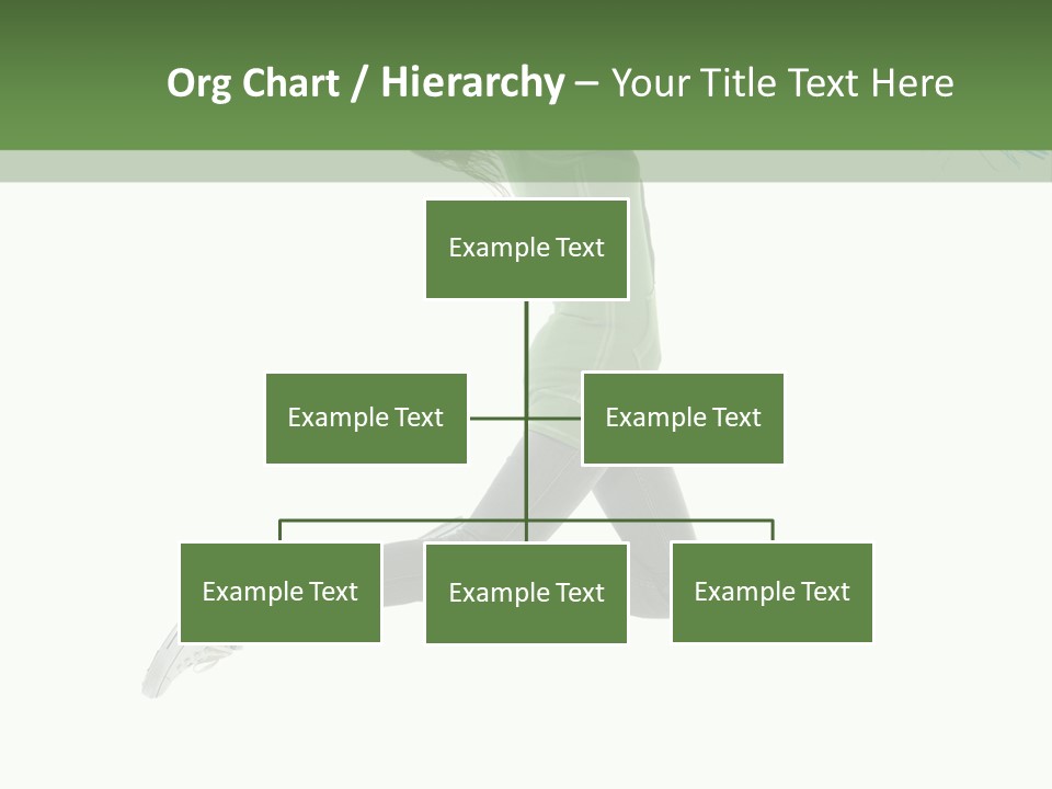 Young Woman Student PowerPoint Template