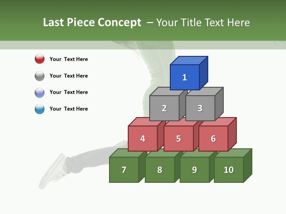 Young Woman Student PowerPoint Template