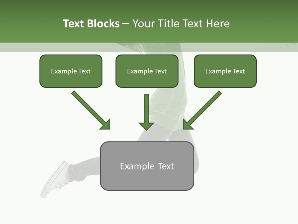 Young Woman Student PowerPoint Template