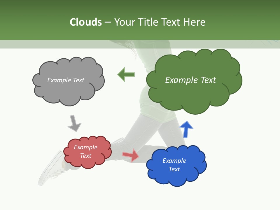 Young Woman Student PowerPoint Template