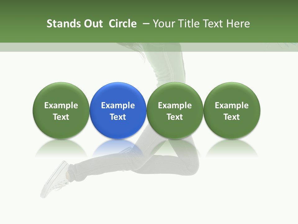 Young Woman Student PowerPoint Template