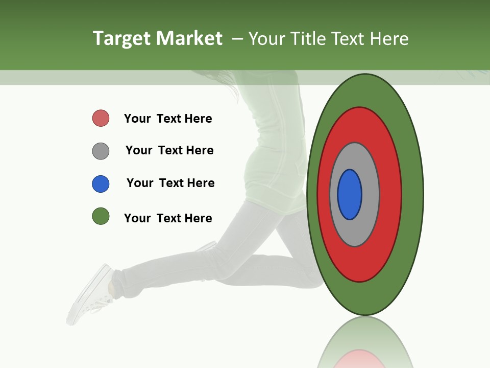 Young Woman Student PowerPoint Template