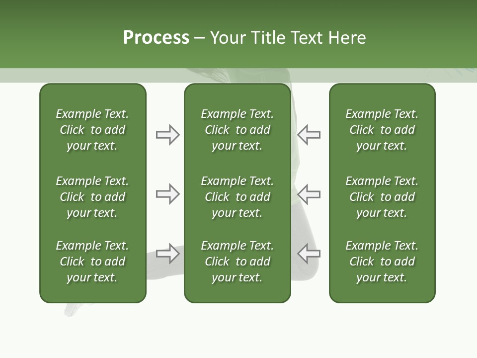 Young Woman Student PowerPoint Template