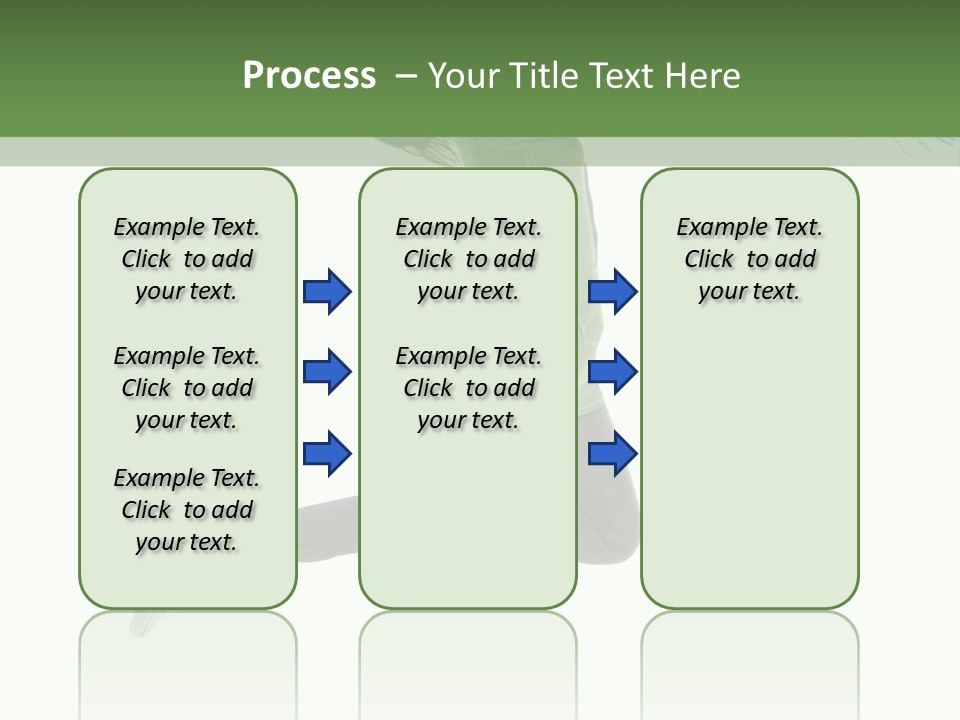 Young Woman Student PowerPoint Template