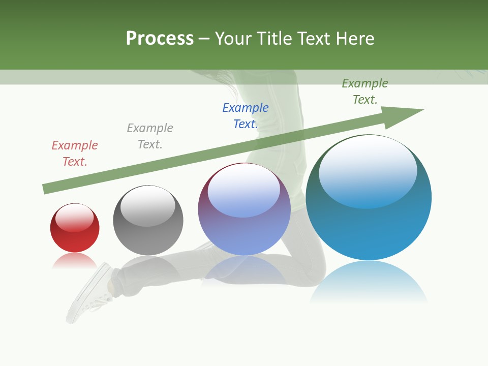 Young Woman Student PowerPoint Template