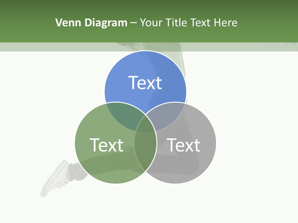 Young Woman Student PowerPoint Template