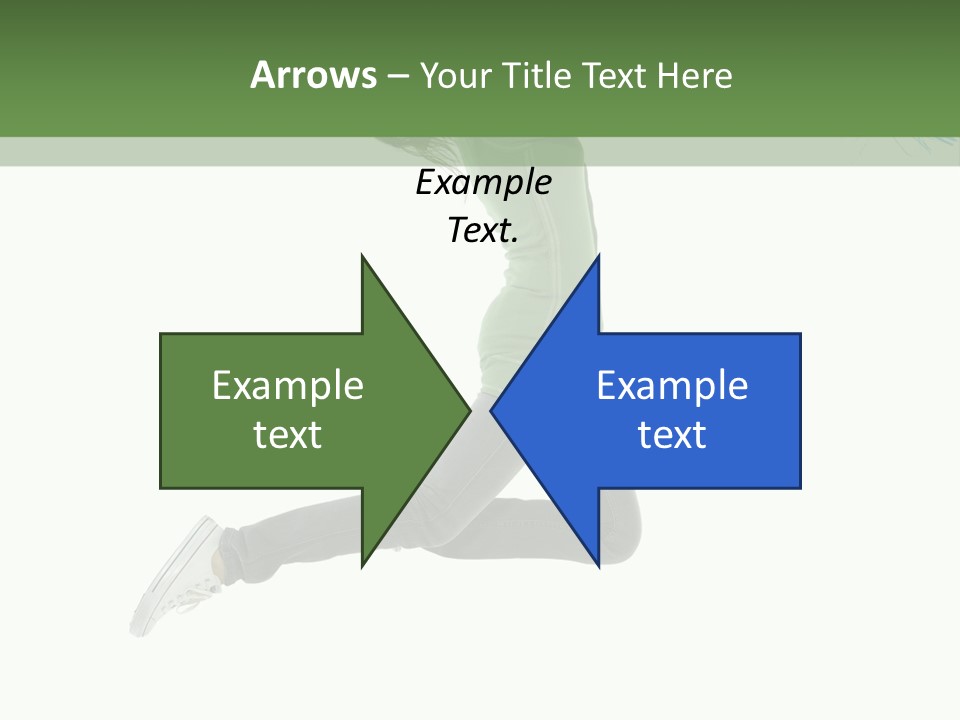 Young Woman Student PowerPoint Template