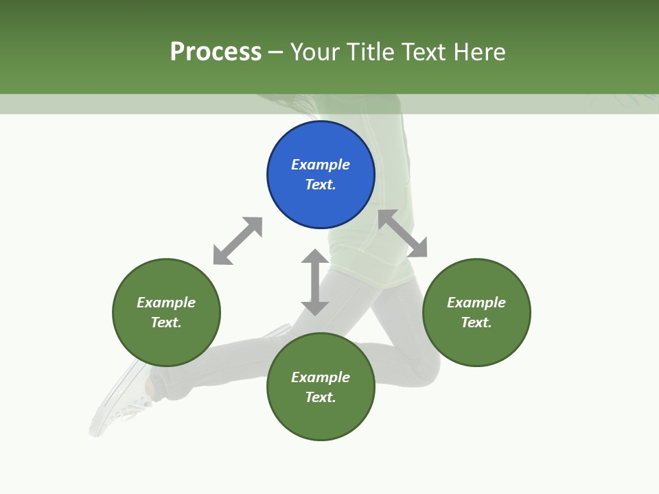 Young Woman Student PowerPoint Template
