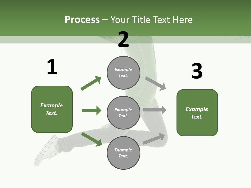 Young Woman Student PowerPoint Template