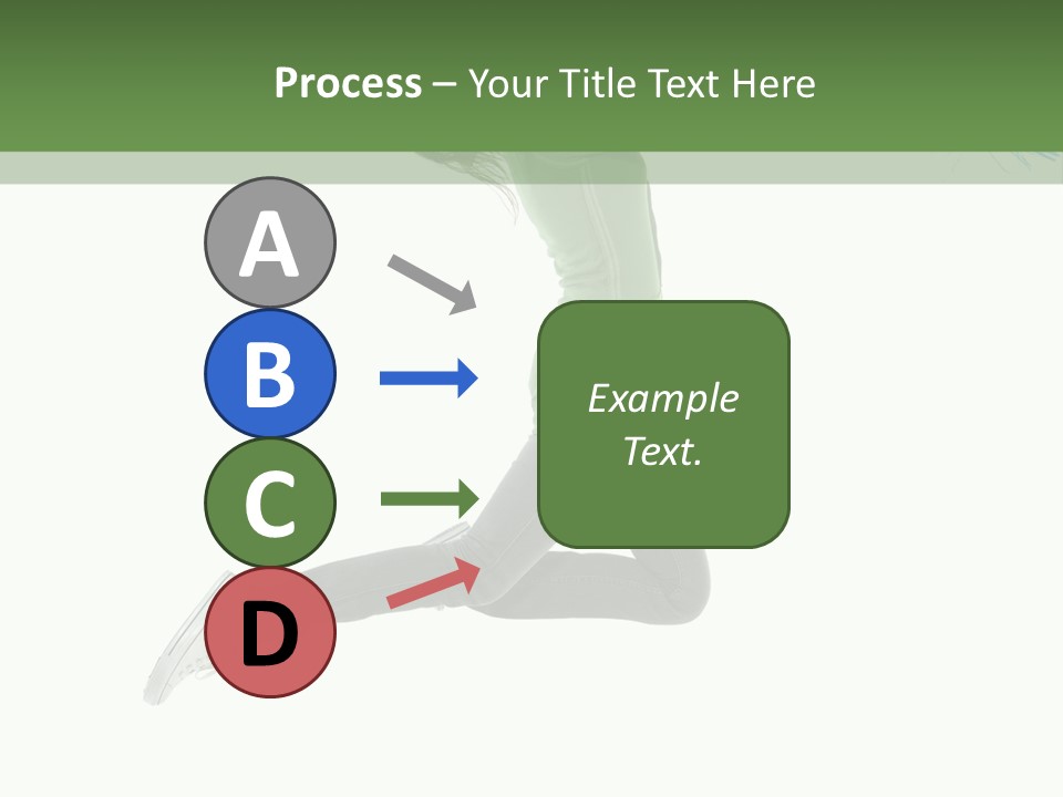 Young Woman Student PowerPoint Template