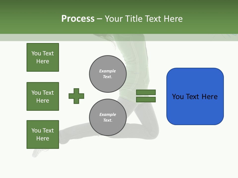 Young Woman Student PowerPoint Template