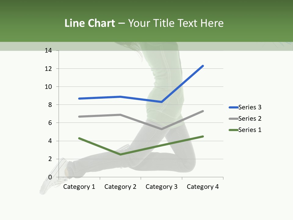 Young Woman Student PowerPoint Template