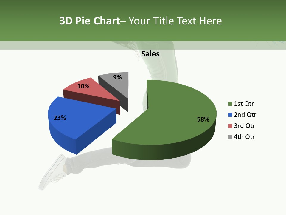 Young Woman Student PowerPoint Template
