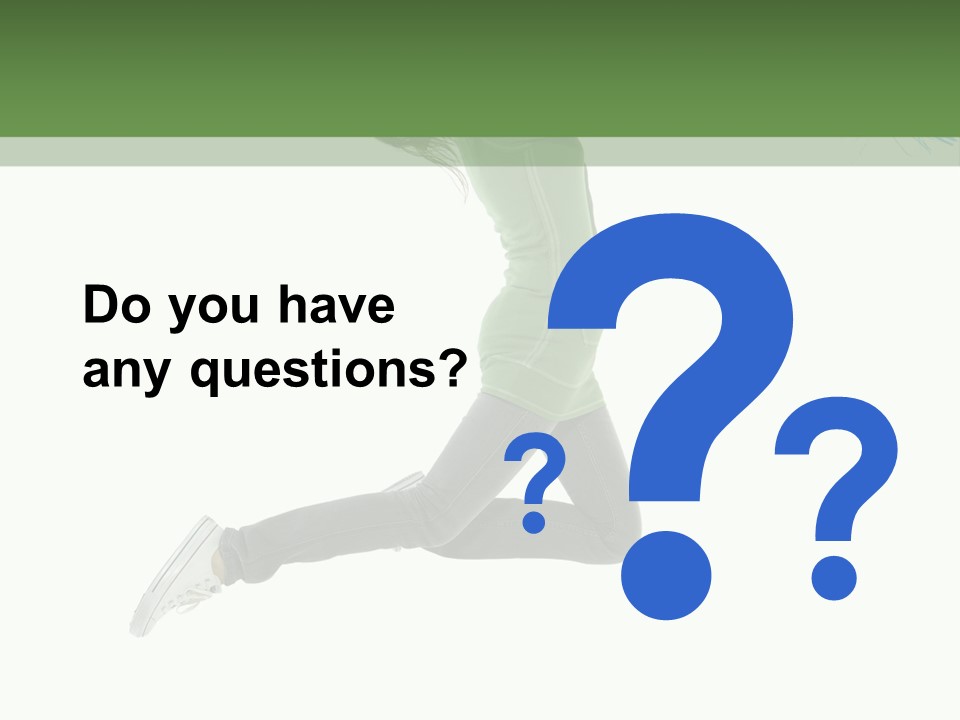 Young Woman Student PowerPoint Template