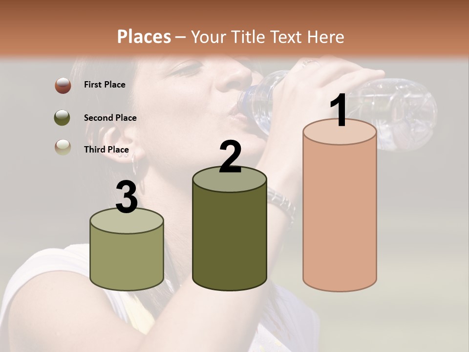 Female Body Young PowerPoint Template