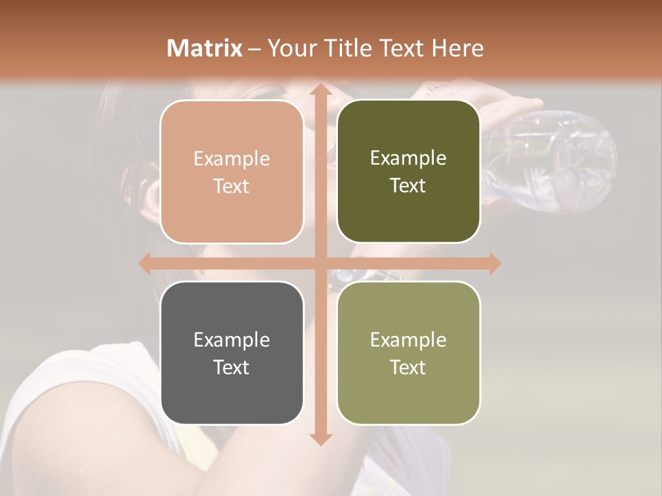 Female Body Young PowerPoint Template