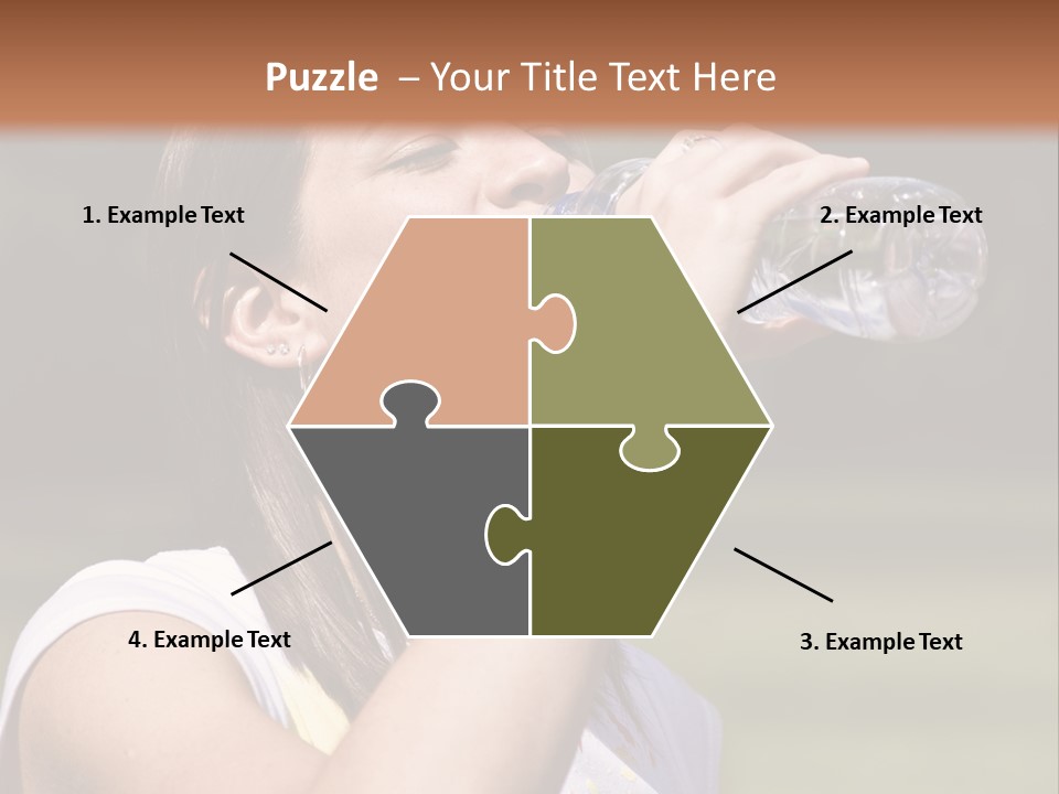 Female Body Young PowerPoint Template