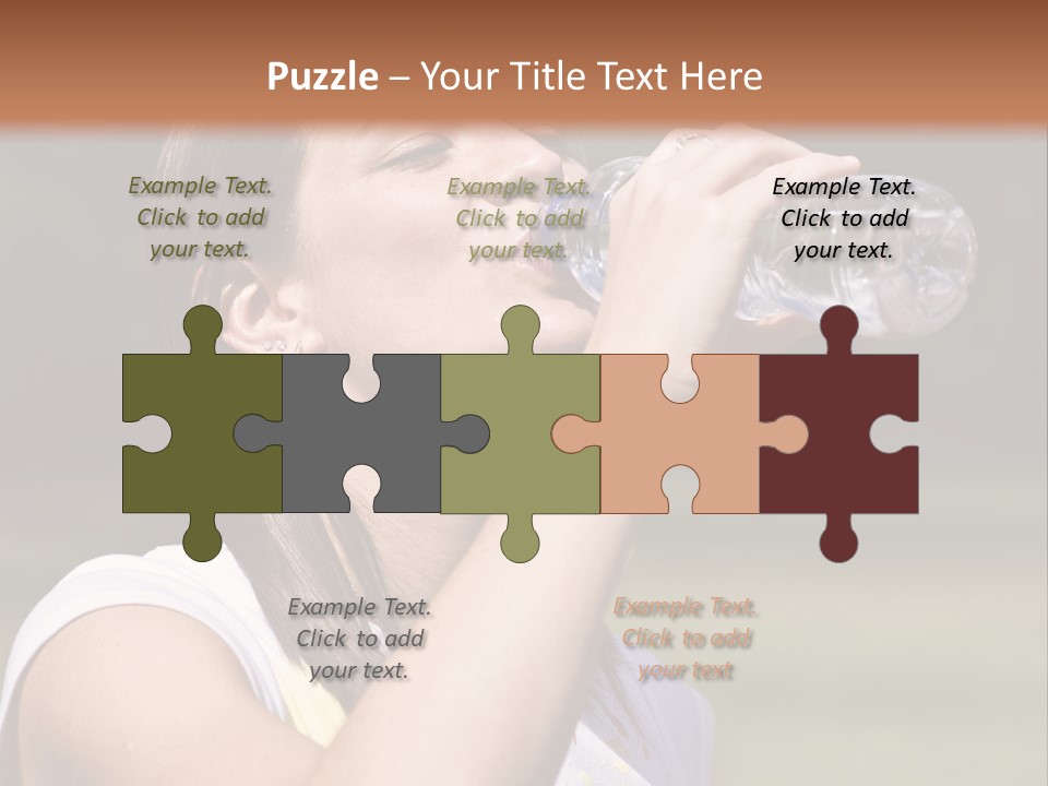 Female Body Young PowerPoint Template