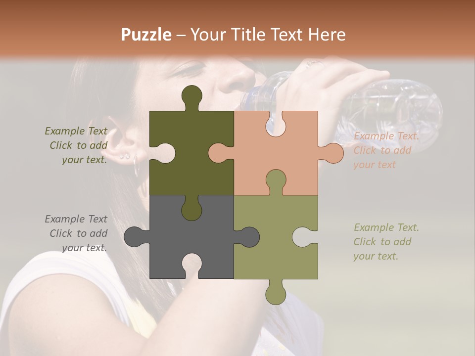 Female Body Young PowerPoint Template