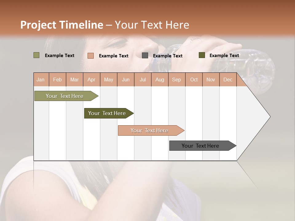 Female Body Young PowerPoint Template