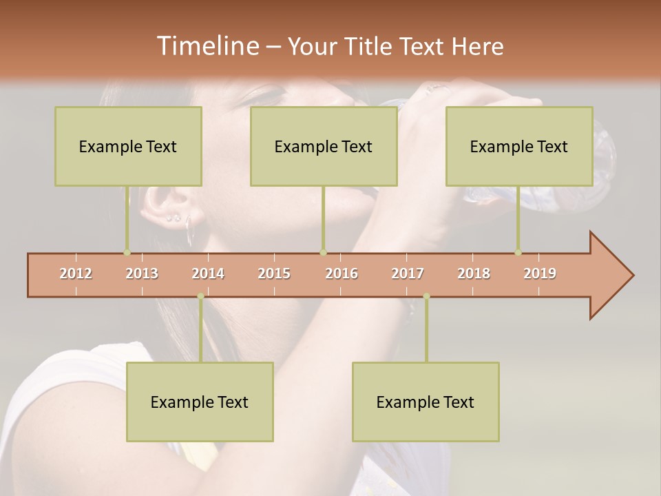 Female Body Young PowerPoint Template