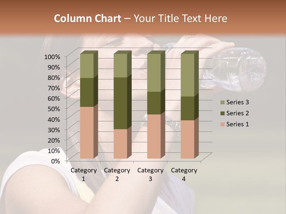 Female Body Young PowerPoint Template