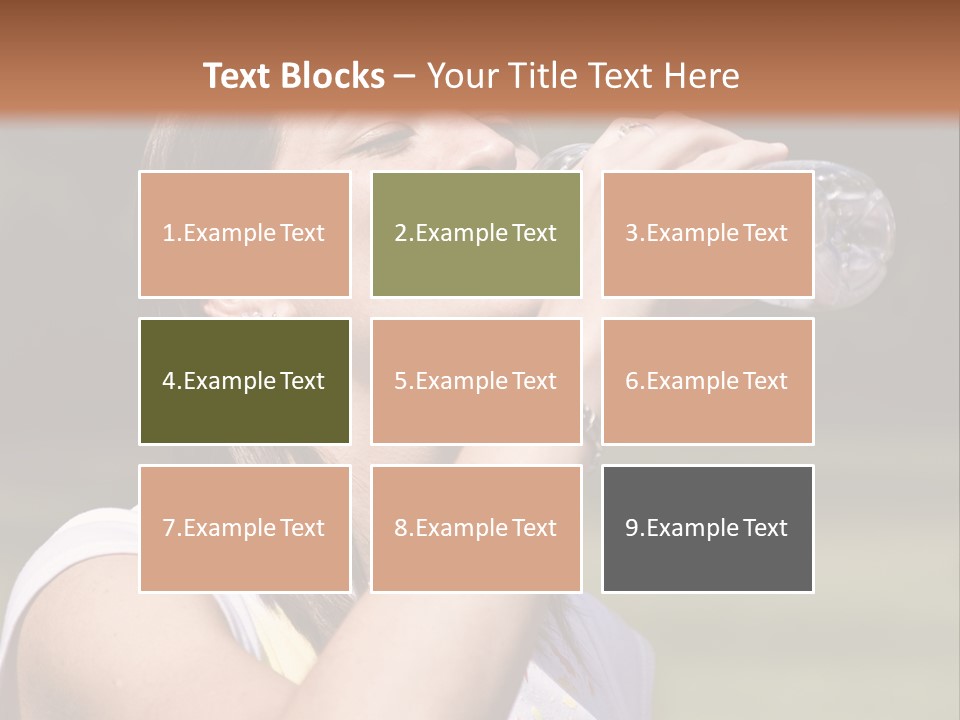 Female Body Young PowerPoint Template