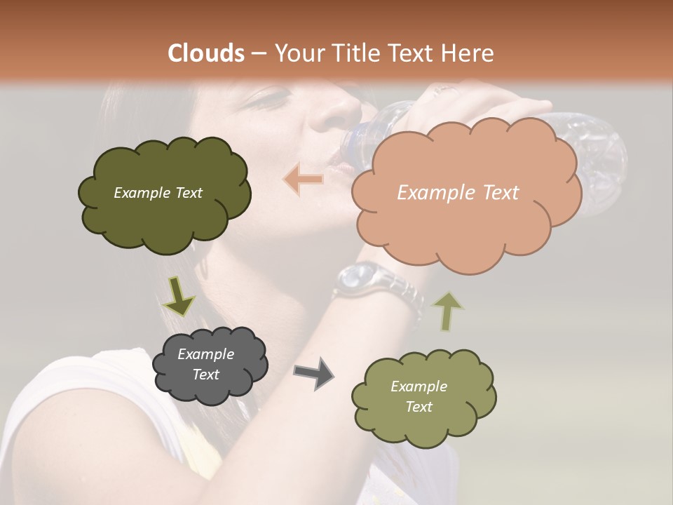 Female Body Young PowerPoint Template