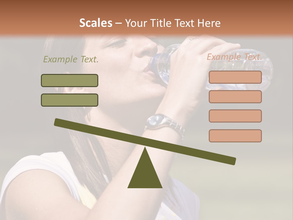 Female Body Young PowerPoint Template