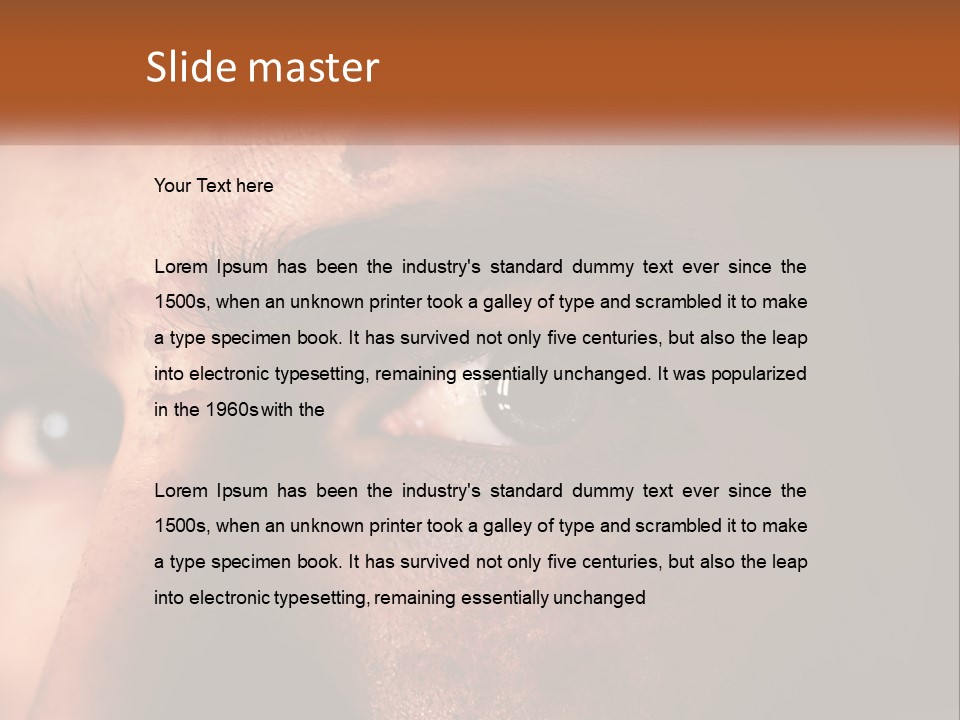 Blood Pain Scabs PowerPoint Template