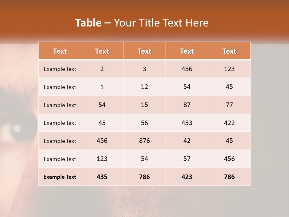 Blood Pain Scabs PowerPoint Template